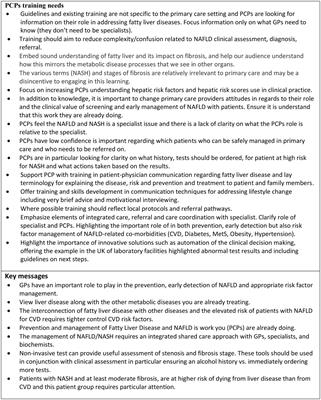 Development and implementation of a continuing medical education program on non-alcoholic fatty liver disease for primary care practitioners in Europe